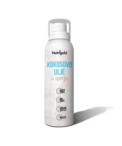 Alternative view of Kokosovo ulje u spreju za kuhanje 201g – Nutrigold