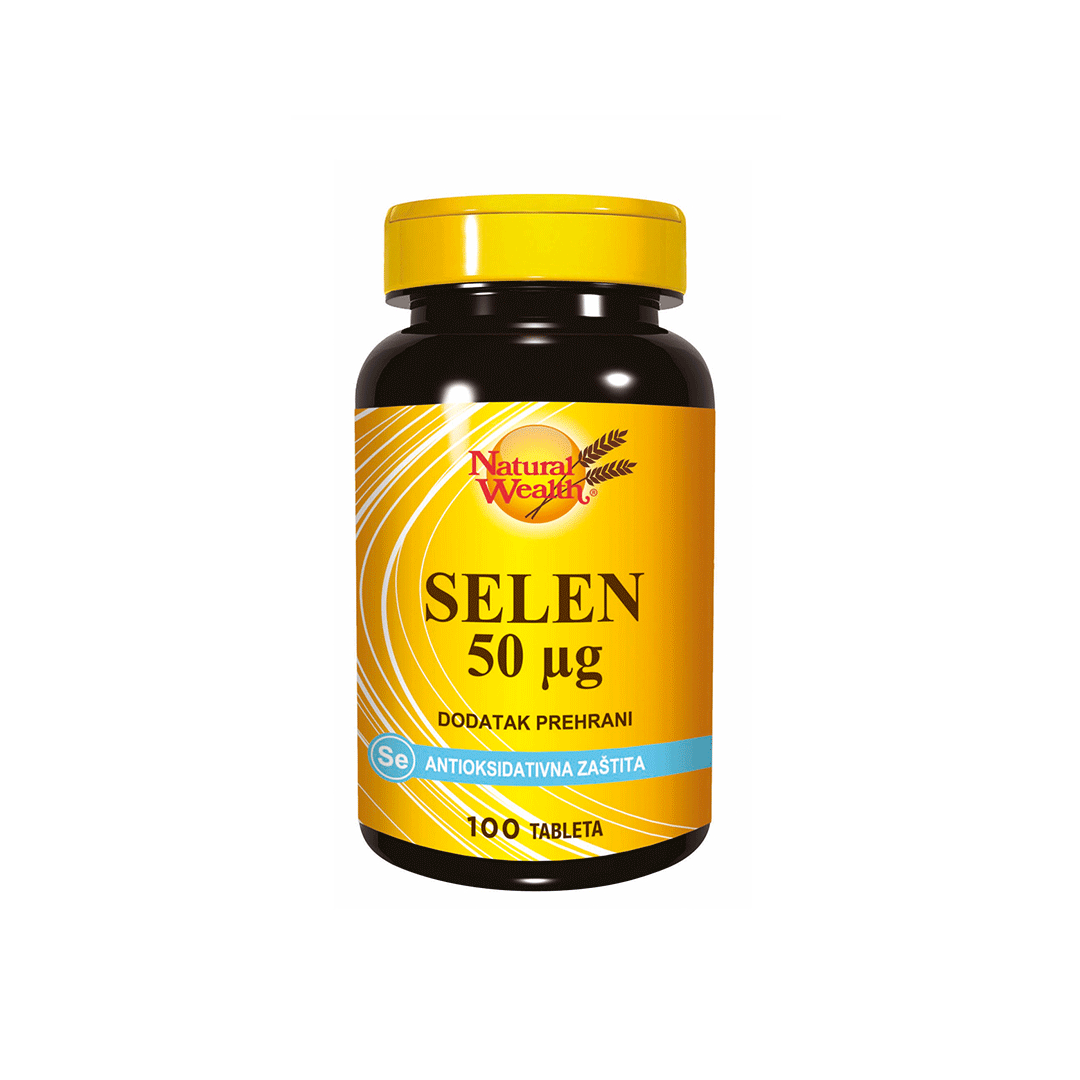 NATURAL WEALTH SELEN 50MCG TBL A100