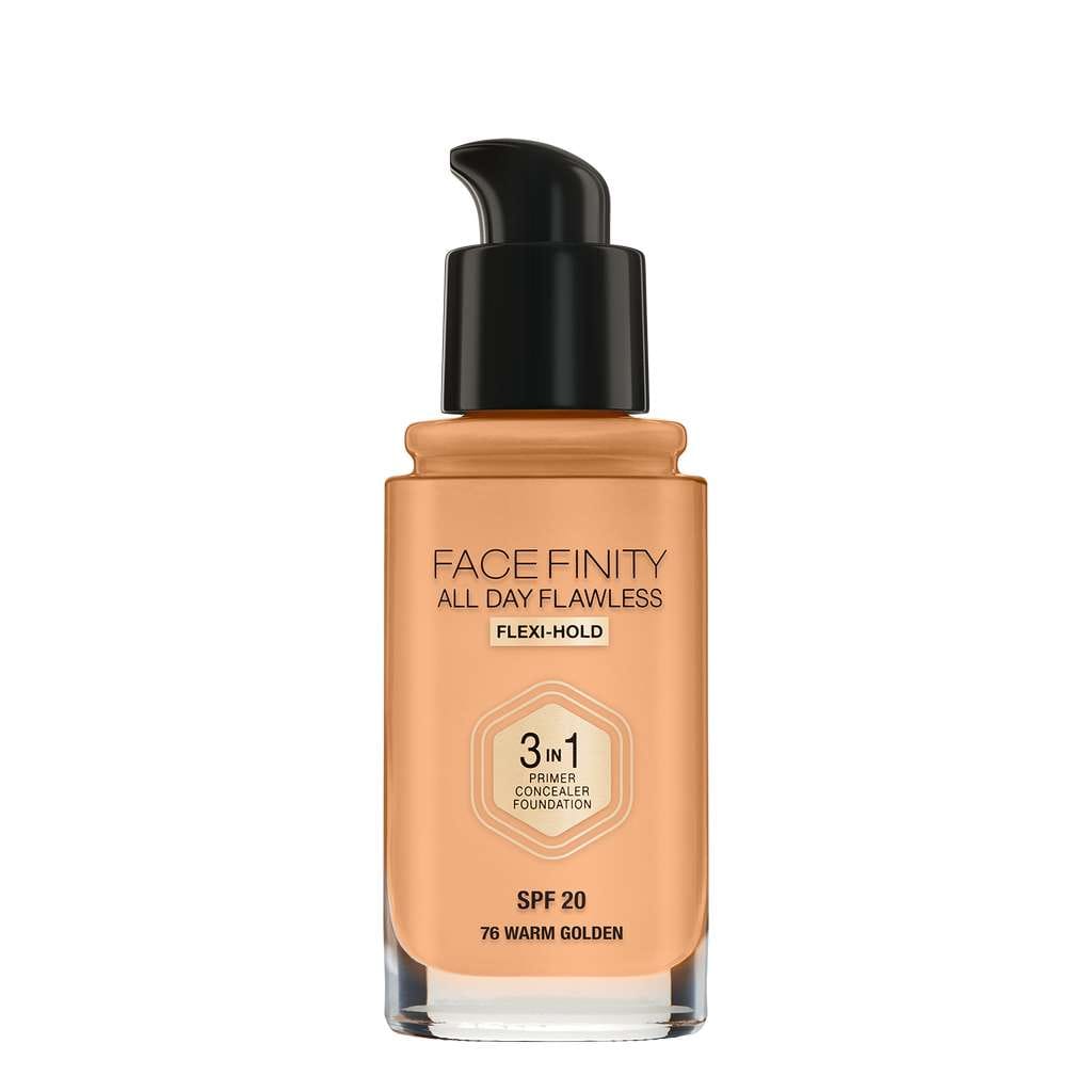 Facefinity All Day Flawless 3u1 tekući puder 76 Warm Golden - Slika 3