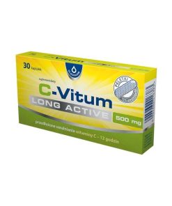 Alternative view of Vitamin C s produljenim oslobađanjem C-Vitum Long Active Oleofarm (30 kapsula)
