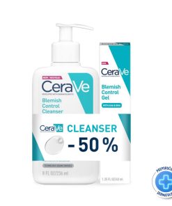 Alternative view of CeraVe AHA BHA gel 40 ml + Gel za čišćenje lica problematične kože 236 ml PROMO