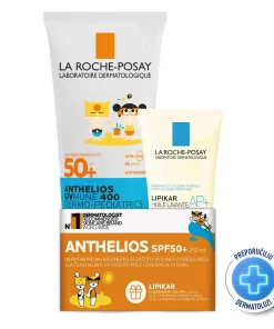 La Roche-Posay Anthelios Mlijeko za djecu SPF 50, 250 ml + Lipikar ulje 100 ml (Promo)