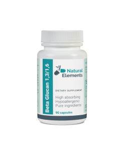Alternative view of BETA GLUCAN 1,3/1,6,90 caps, NATURAL ELEMENTS