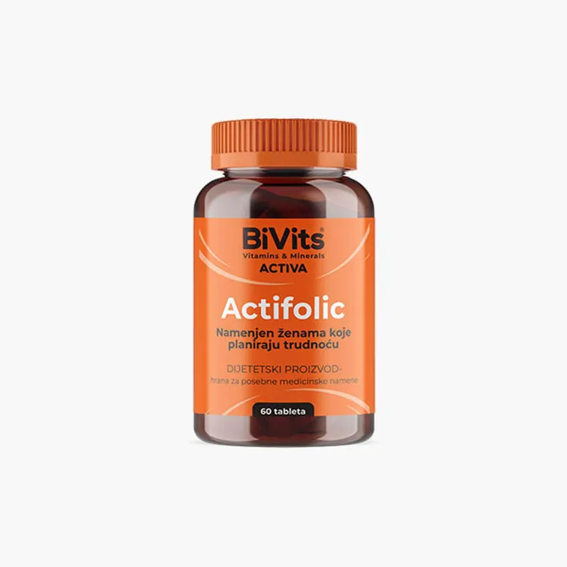 BIVITS ACTIFOLIC tbl a60 – za normalan razvoj i funkciju nervnog sistema, za normalnu p - Slika 2