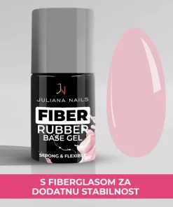 Fiber Rubber Base Gel – Sweet Rose 15ml GL106105