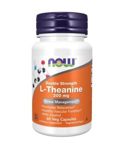 Alternative view of L-teanin double strength NOW, 200 mg (60 kapsula)