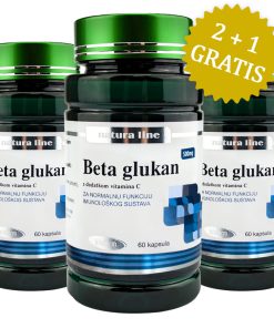 Beta Glucan + Vitamin C 60 Capsules 2+1 GRATIS