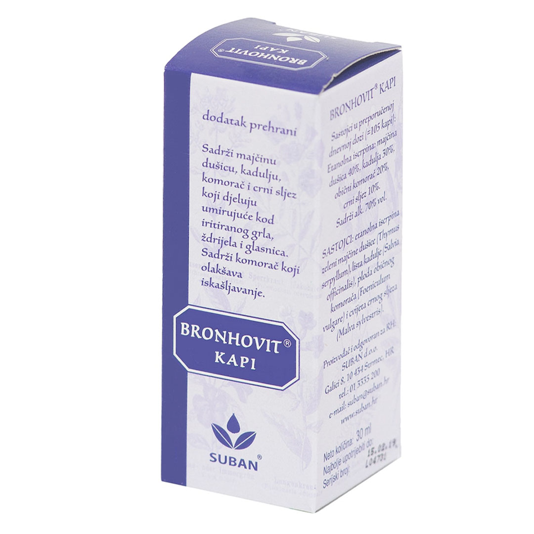 SUBAN Bronhovit kapi 30 ml