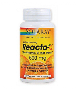 VITAMIN C REACTA 60 caps, SOLARAY