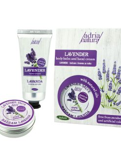 Poklon paket krema za ruke 60ml + balzam za tijelo Lavanda 60ml