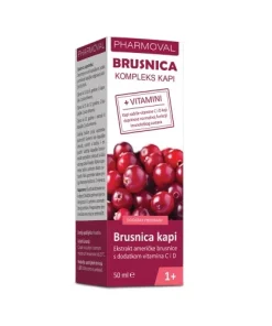 BRUSNICA KOMPLEKS KAPI 50ML PHARMOVAL