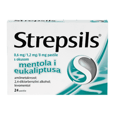 Alternative view of Strepsils (mentol i eukaliptus), 25 pastile