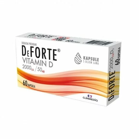 DEFORTE VITAMIN D KAPSULE A60 2000IU
