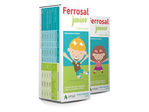 Ferrosal Junior sirup 50ml AMSAL