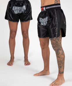Alternative view of PIRU Muay Thai Šorc – Crni