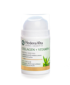 Alternative view of HEDERA KREMA ZA LICE I RUKE COLLAGEN+ VITAMIN C (ALOJA) 50ml – za uklanjanje prvih znakova umora i starenja na licu