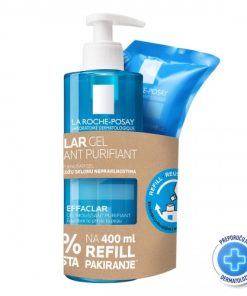 LRP PROMO Effaclar gel Mousant Purifiant 400ml+Lrp Effaclar pjenusavi gel Refill pakovanje 400mL