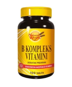 Alternative view of NATURAL WEALTH B KOMPLEKS VITAMINI TABLETE A100