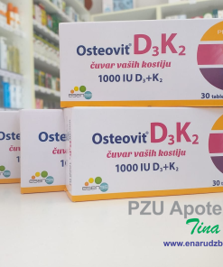 Osteovit D3 1000IU+K2 a 30 tableta za žvakanje ,Esensa