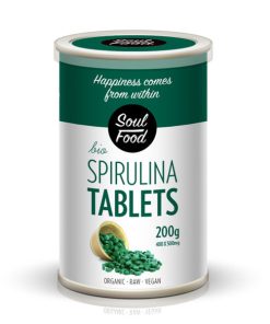 Spirulina tablete 400×500 mg BIO Soul Food