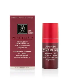 Apivita Wine Elixir krema za područje oko očiju i usana 15 ml