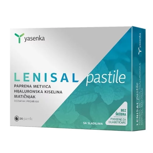 YASENKA LENISAL PASTILE METVICA, HIJALURONSKA KISELINA I MATIČNJAK A20